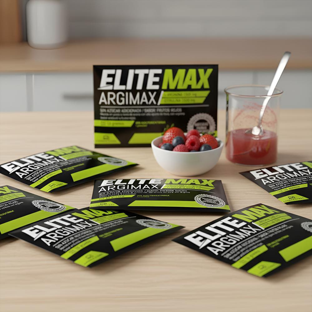 Arginina Argimax Elitemax De Frutos Rojos X24 img #2