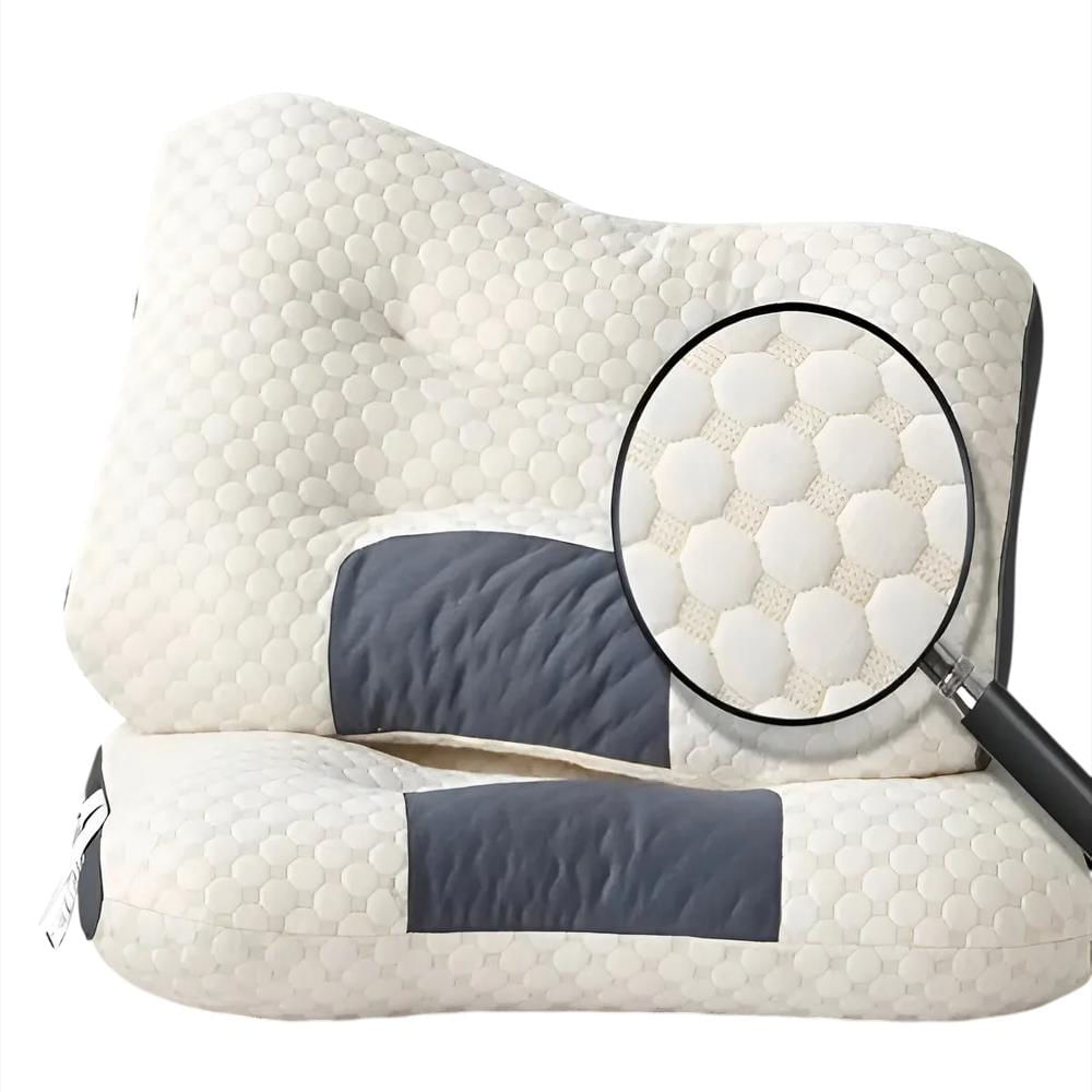 Combo X2 Almuadas Ortopedicas Transpirables Cervical Sleep Confort 3D img #1
