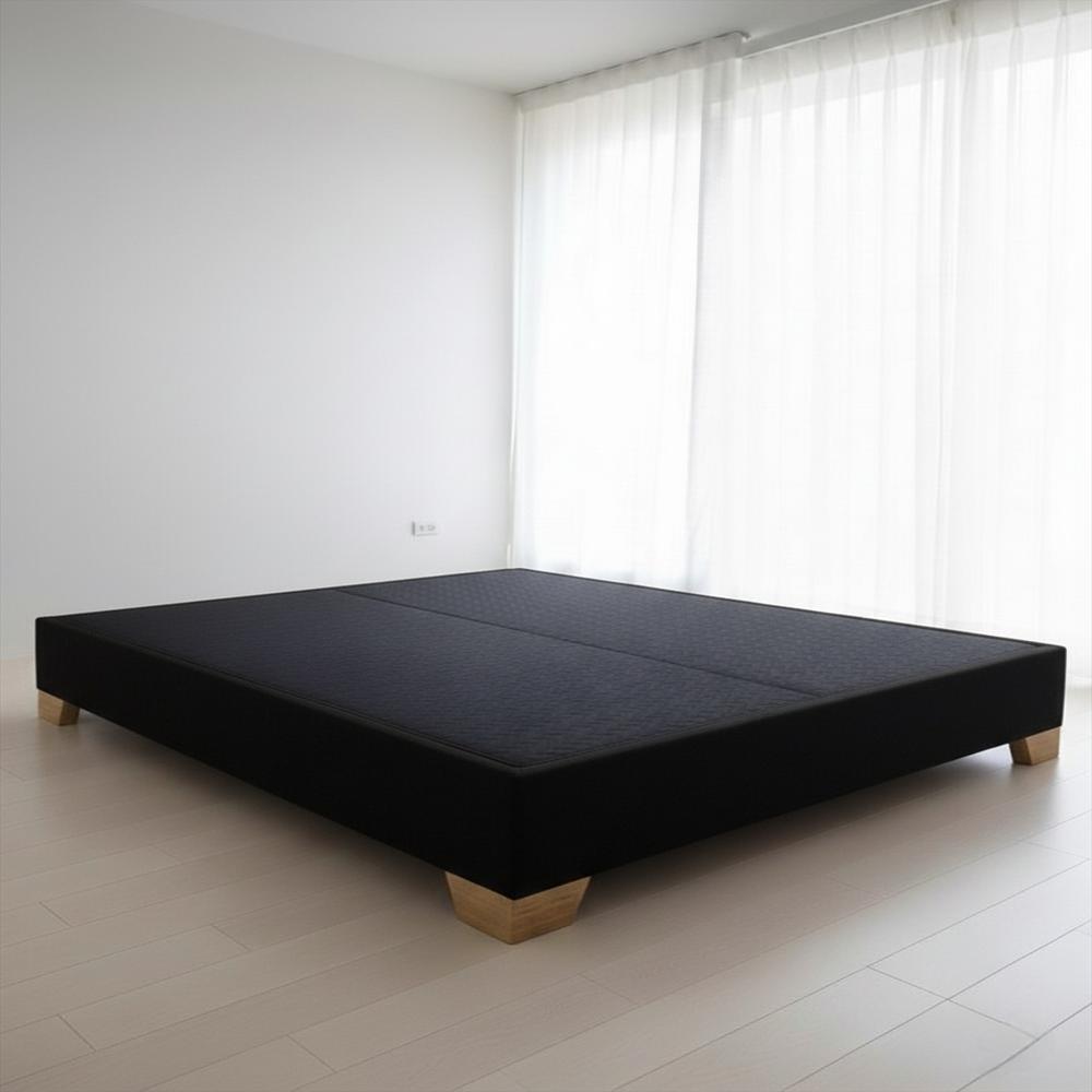 Basecama Ambar 160 Dividida Queen Pata Madera img #1