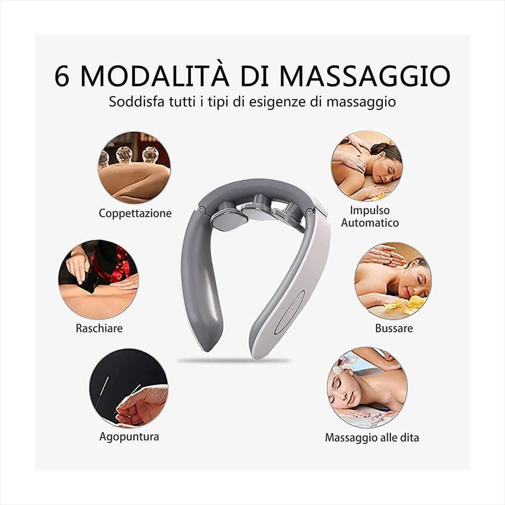 Masajeador Eléctrico Cervical 15 Niveles Intensidad Profunda img #2