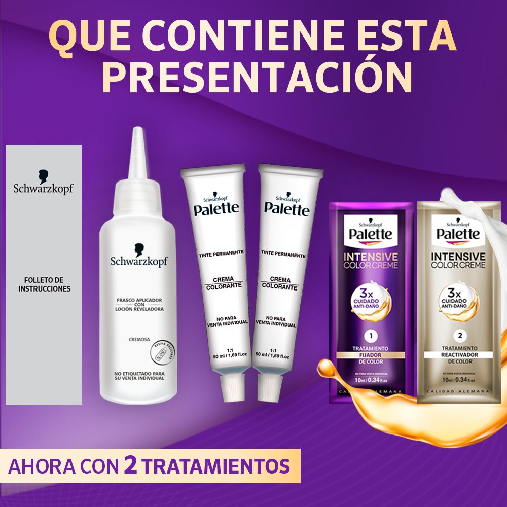 Tinte PALETTE color creme 60 rubio oscuro (2  und) img #3