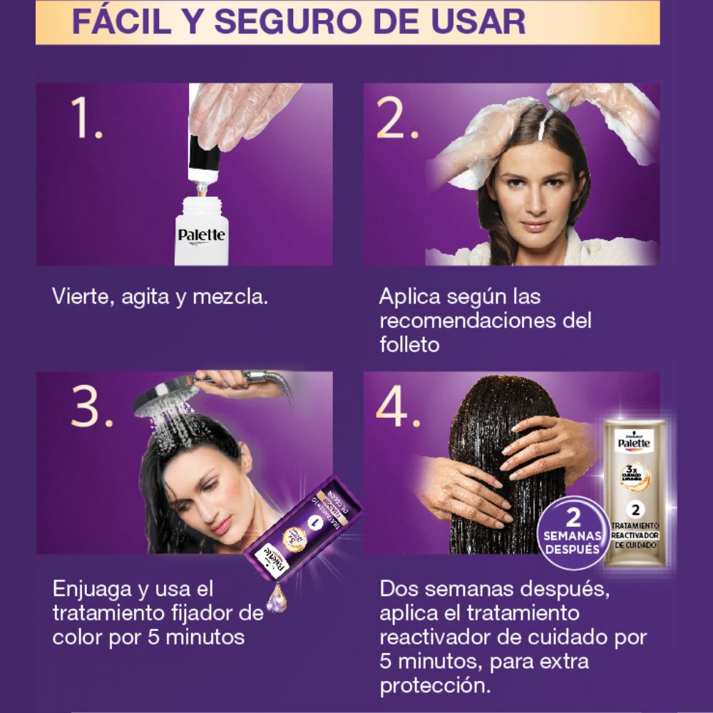 Tinte PALETTE color creme 60 rubio oscuro (2  und) img #4