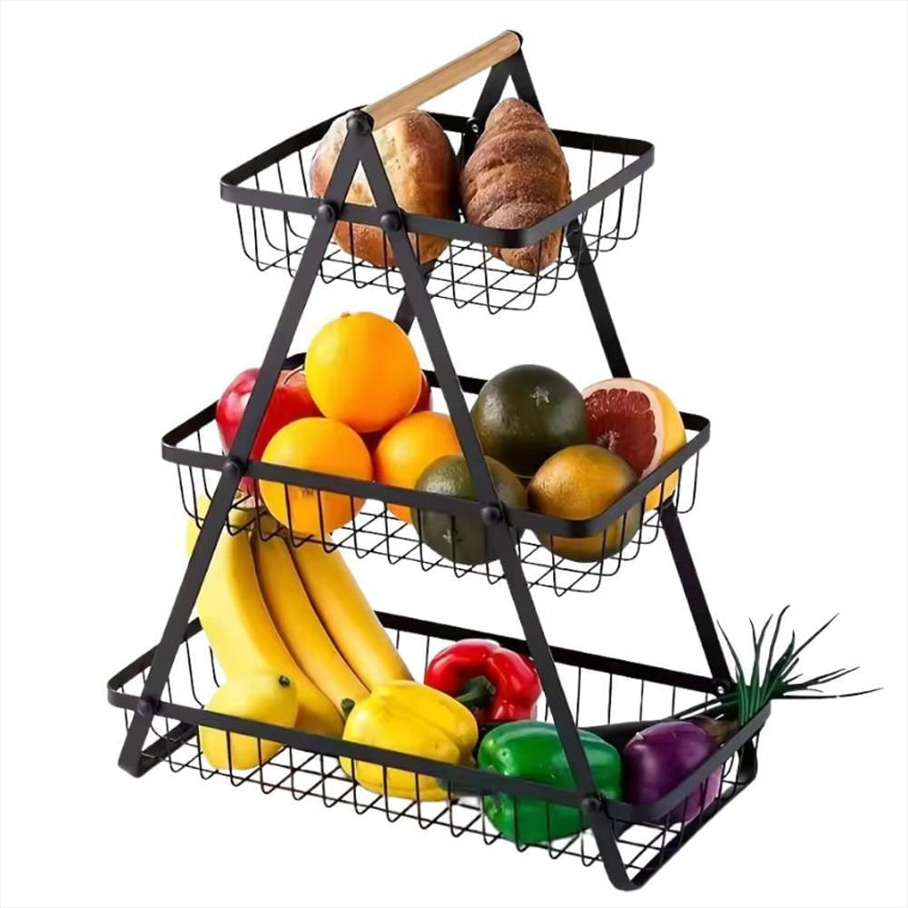 Estante Para Frutas De 3 Niveles Resistente img #1