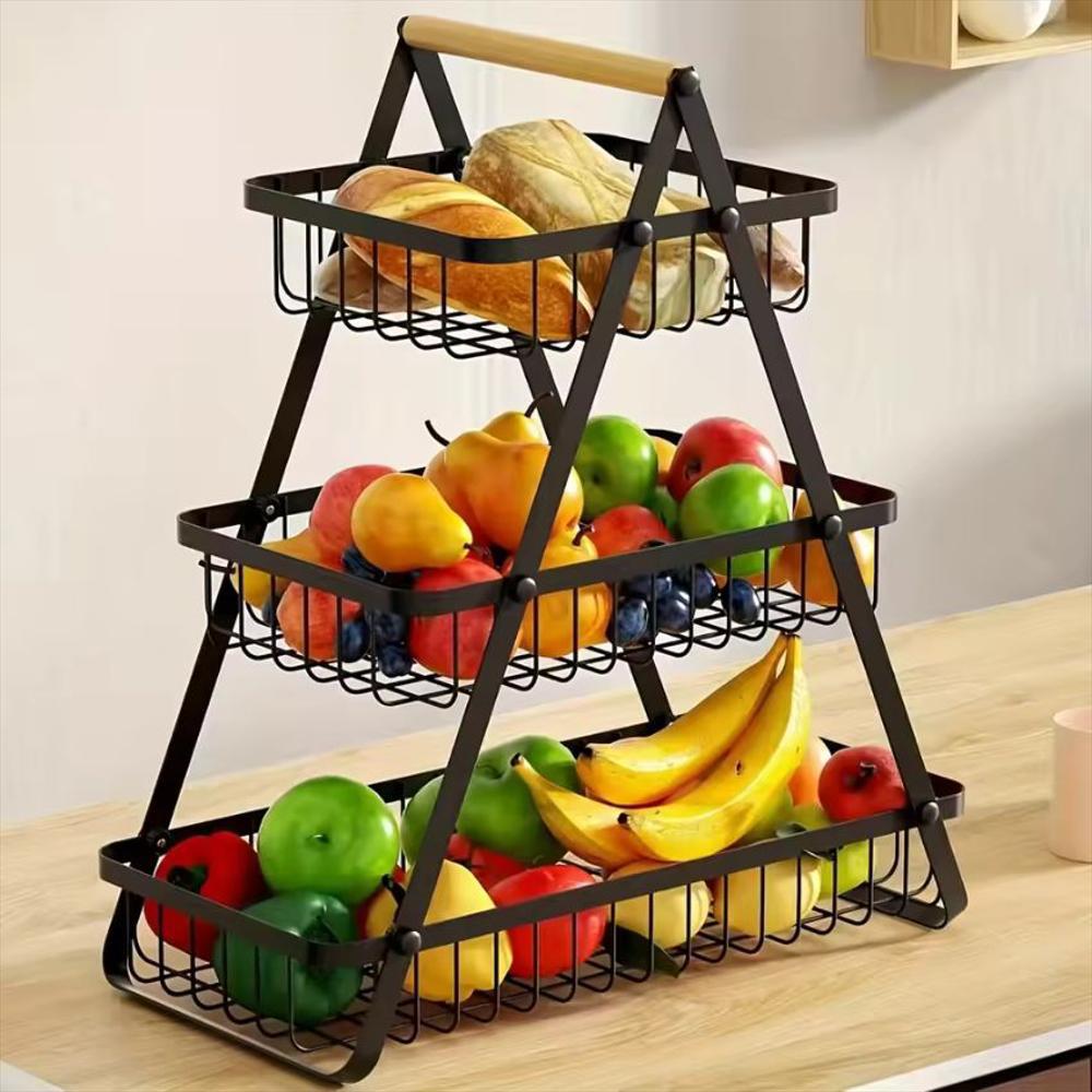Estante Para Frutas De 3 Niveles Resistente img #2