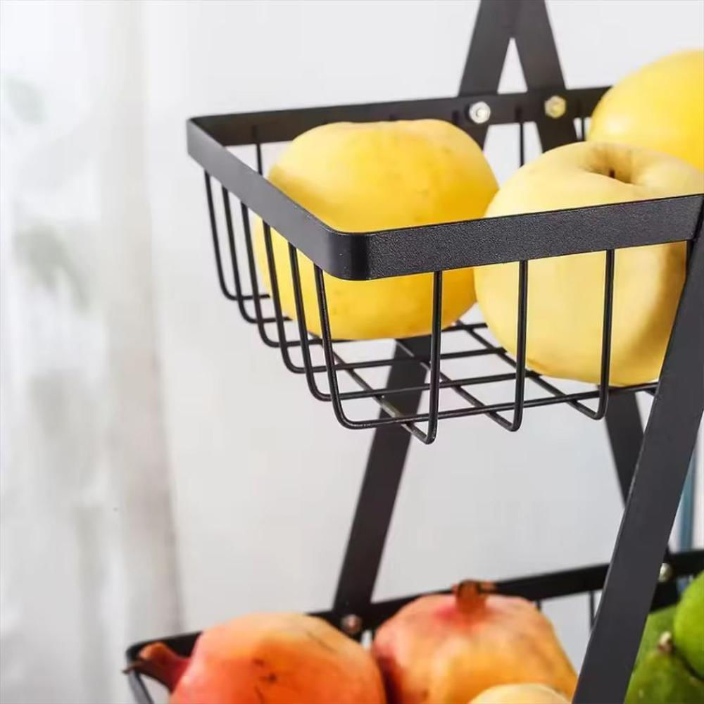 Estante Para Frutas De 3 Niveles Resistente img #3