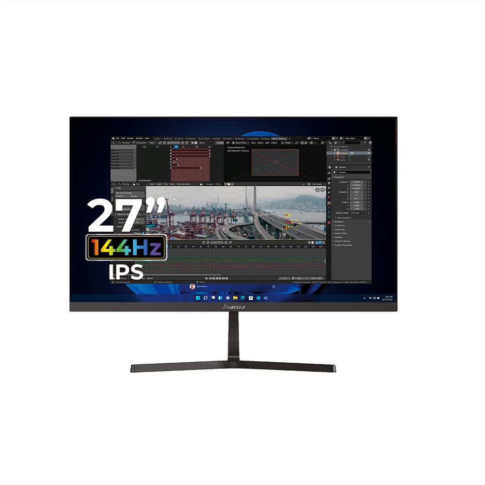 Monitor Janus 27 Pulgadas Ips Full Hd 144Hz Negro Monitor Janus 27 Pulgadas Ips Full Hd 144Hz Negro