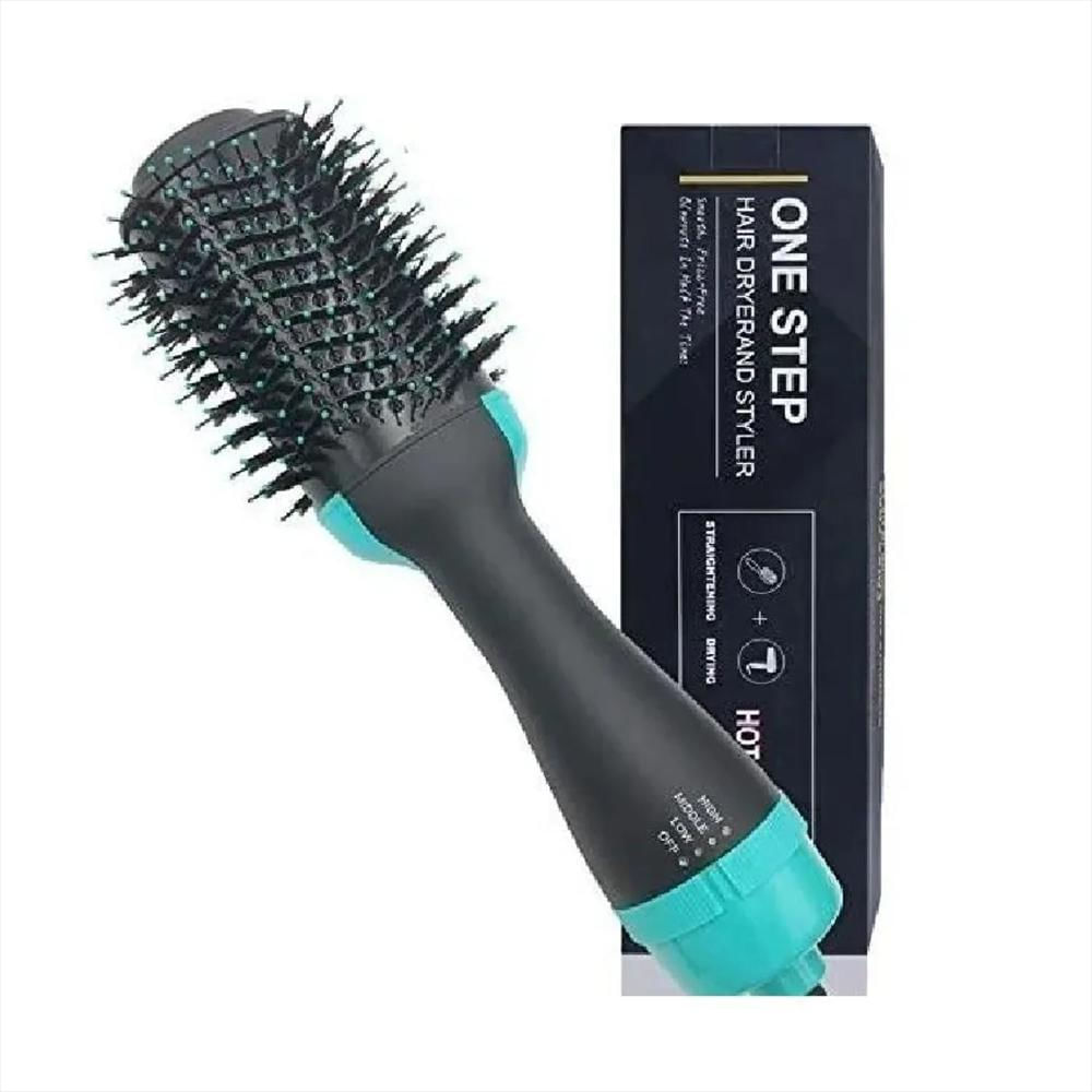 Cepillo Secador 2 En 1 Anti Frizz Celeste img #1