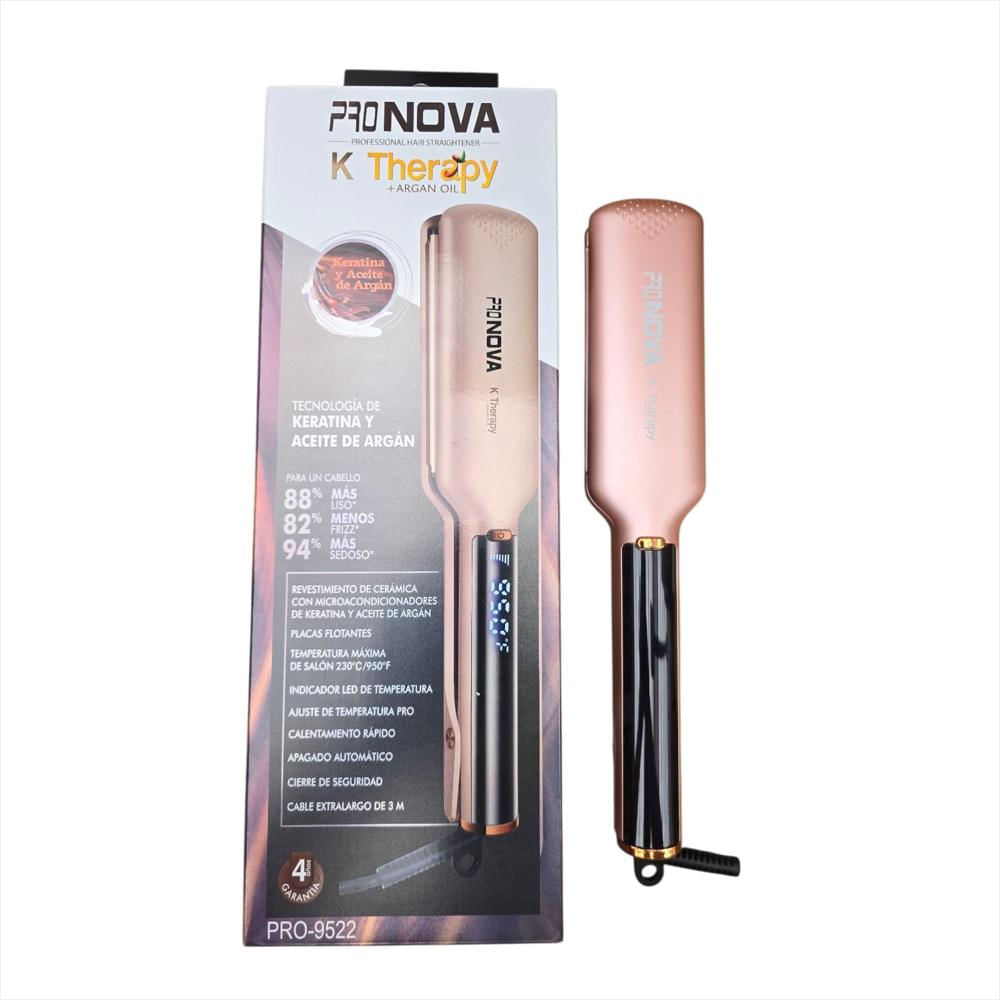 Plancha Digital Pro Nova Keratina Y Aceite De Argan Pro 9522 230°C img #1