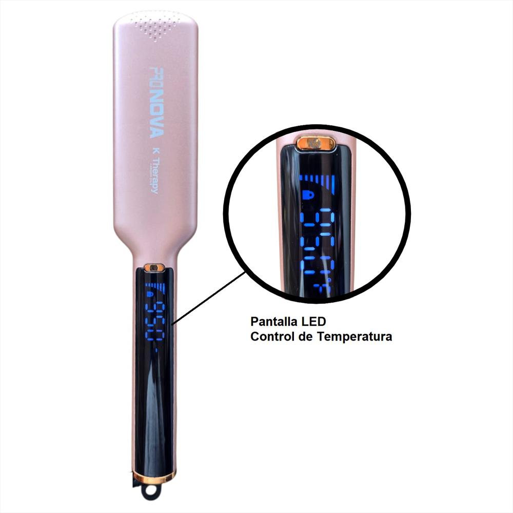 Plancha Digital Pro Nova Keratina Y Aceite De Argan Pro 9522 230°C img #2