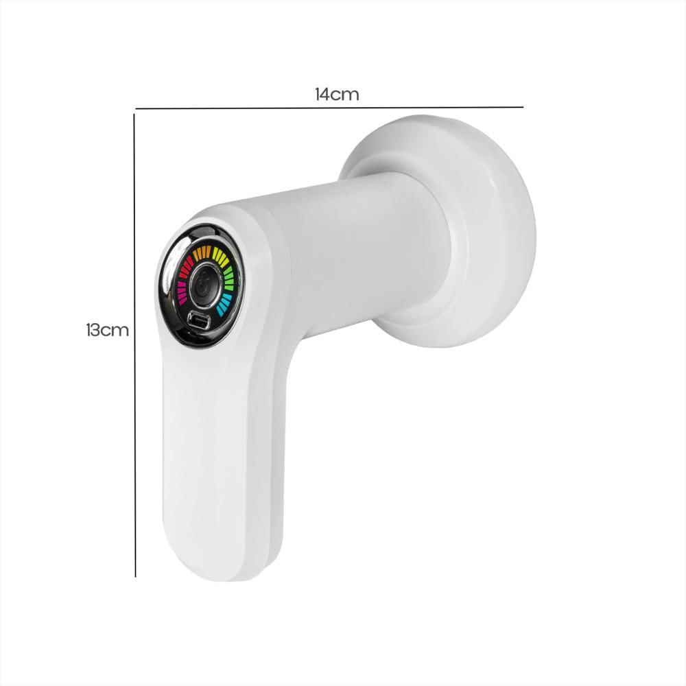 Masajeador Corporal Inalambrico 5 Cabezales Carga Usb Yx 720 Blanco img #5