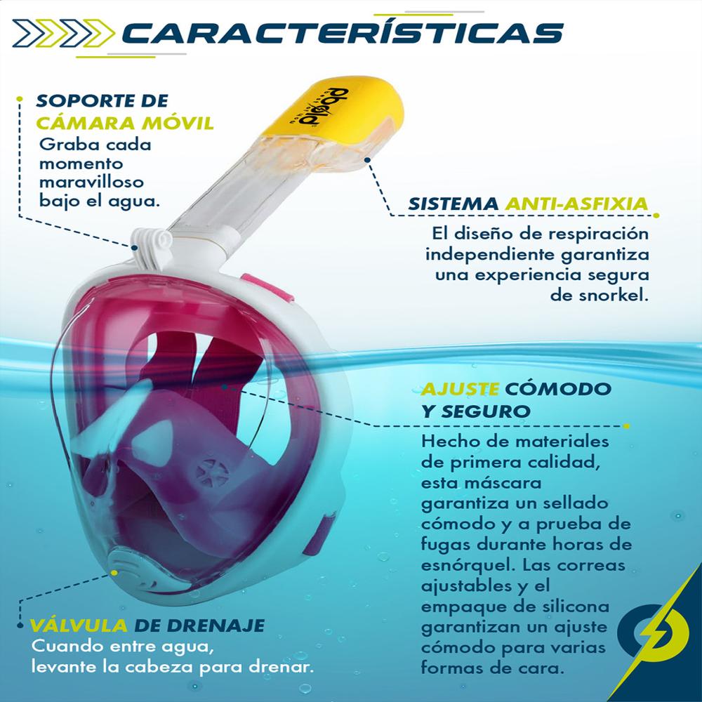 Careta Snorkel Gafas De Buceo img #4