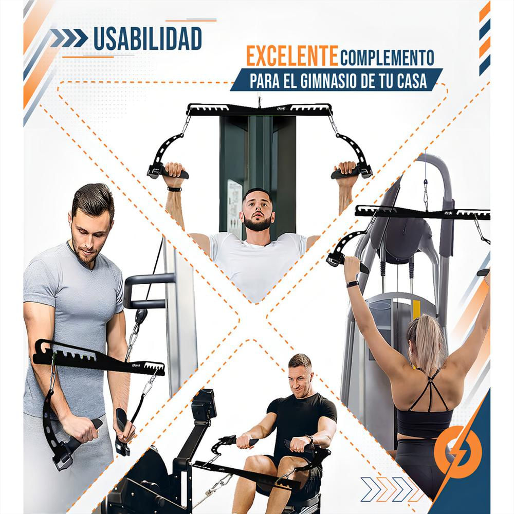 Agarres De Polea Para Gimnasio Ergonómicos Pro+ img #5