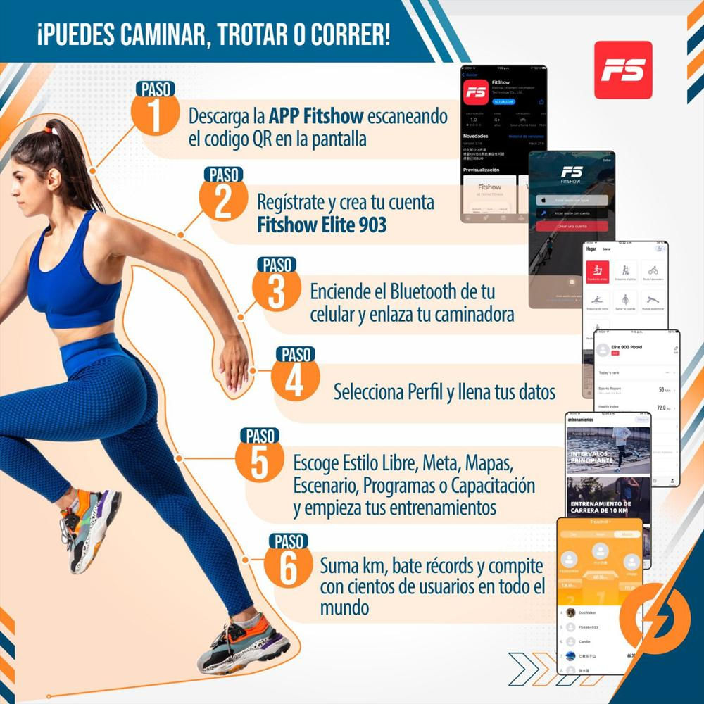 Caminadora Eléctrica Plegable Elite img #4