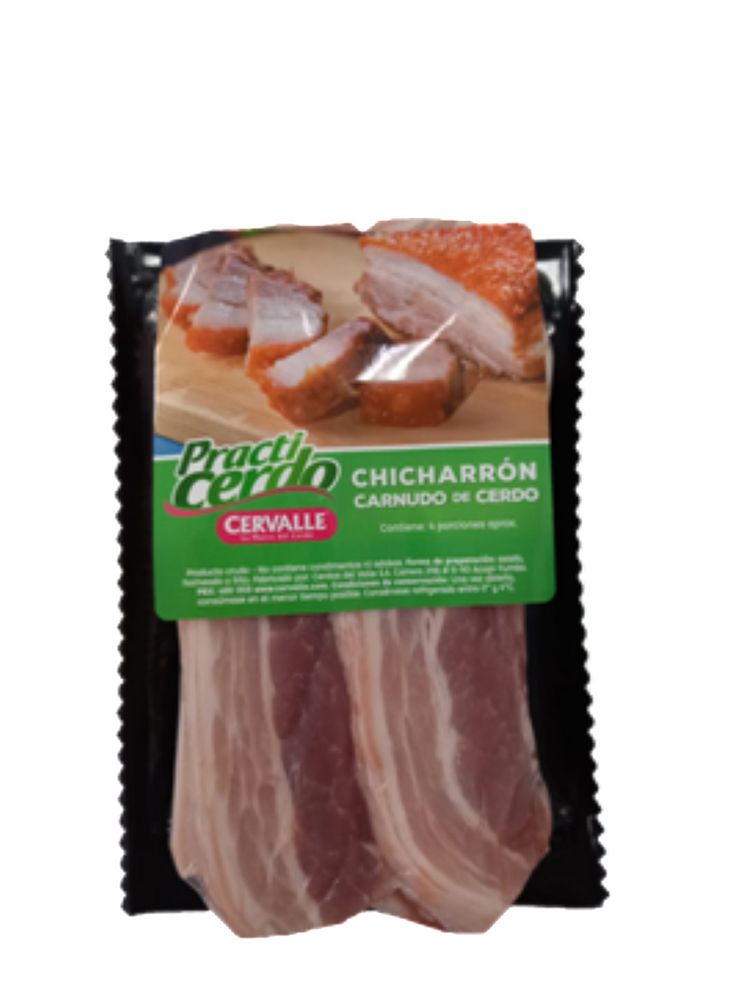 Chicharron o tocino carnudo PRACTICERDO fresco