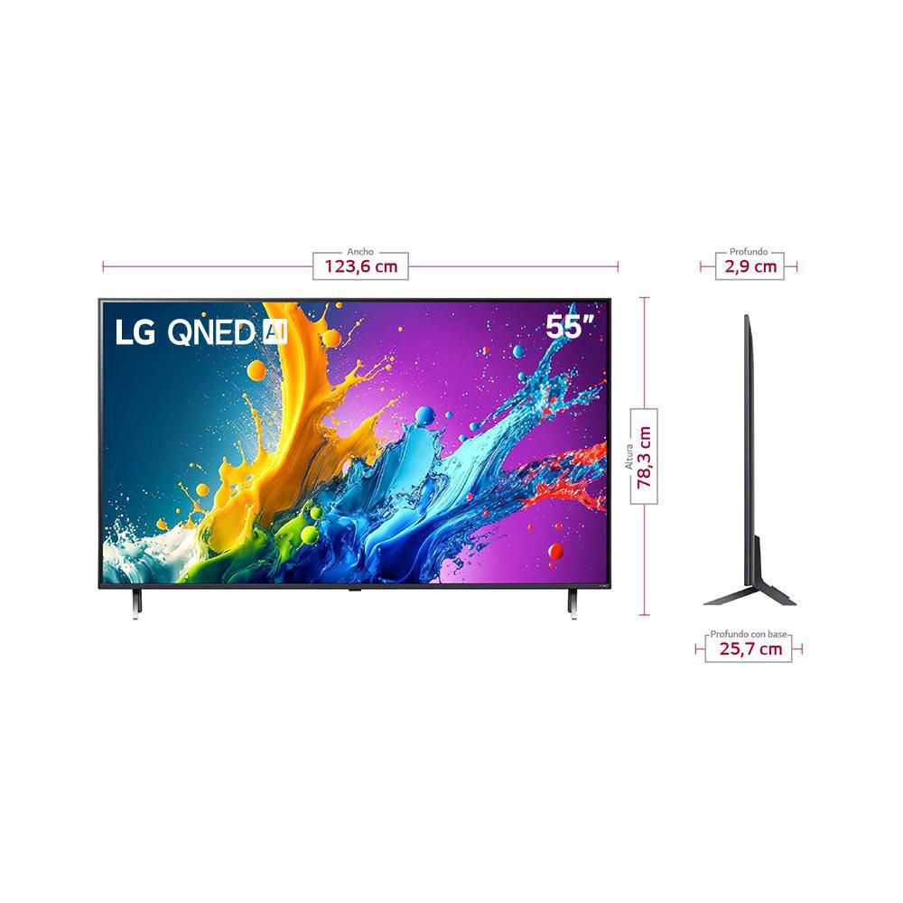 Televisor LG 55 pulgadas QNED Uhd4K Smart TV 55QNED80TSA img #3