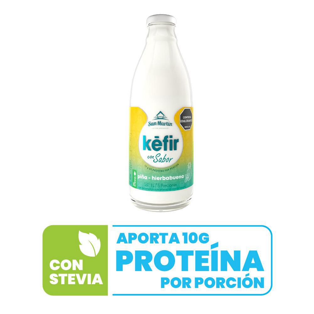Kéfir SAN MARTIN piña hierbabuena (962  ml)