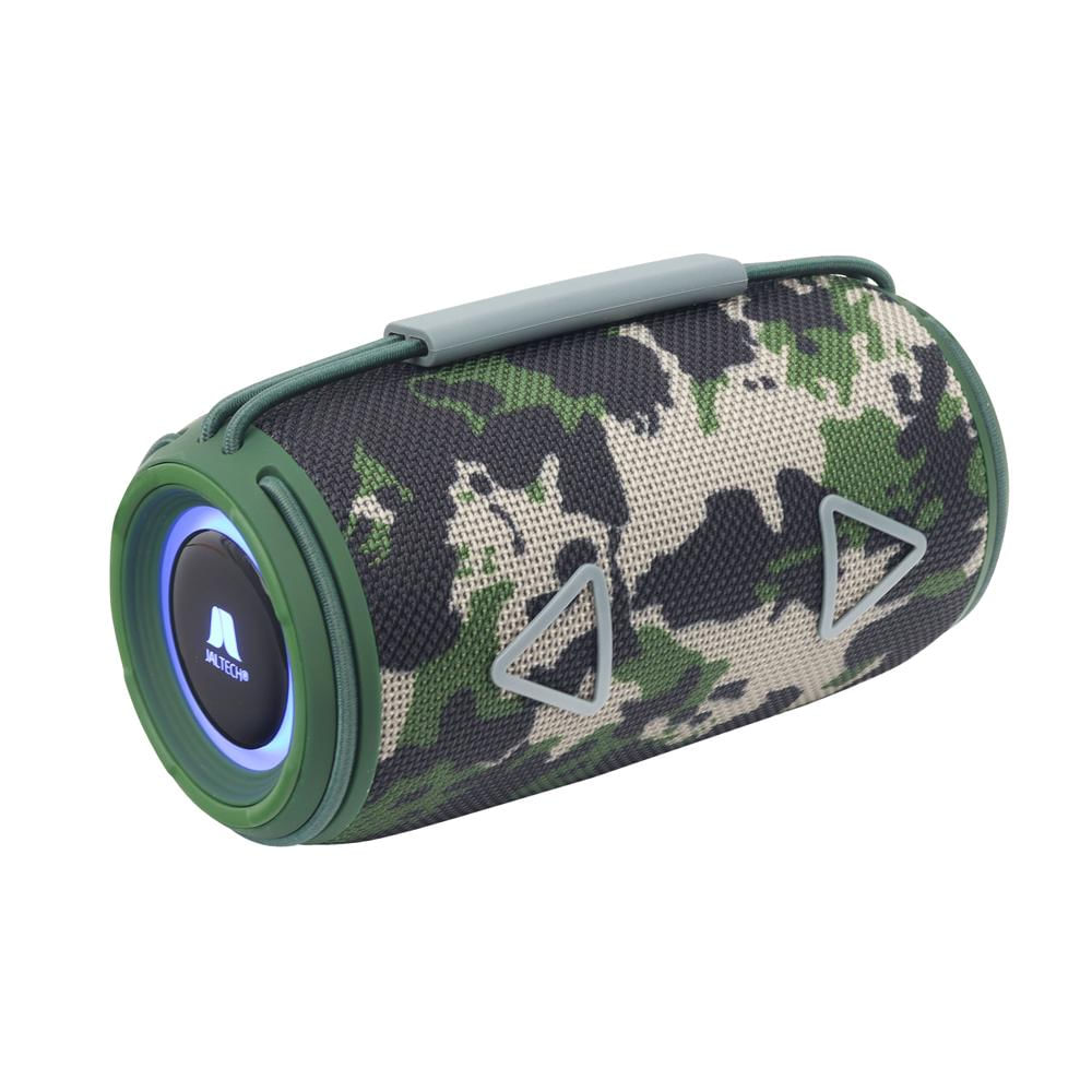 Parlante Bluetooth 16W Portátil Con Luces Led Jaltech Verde img #2
