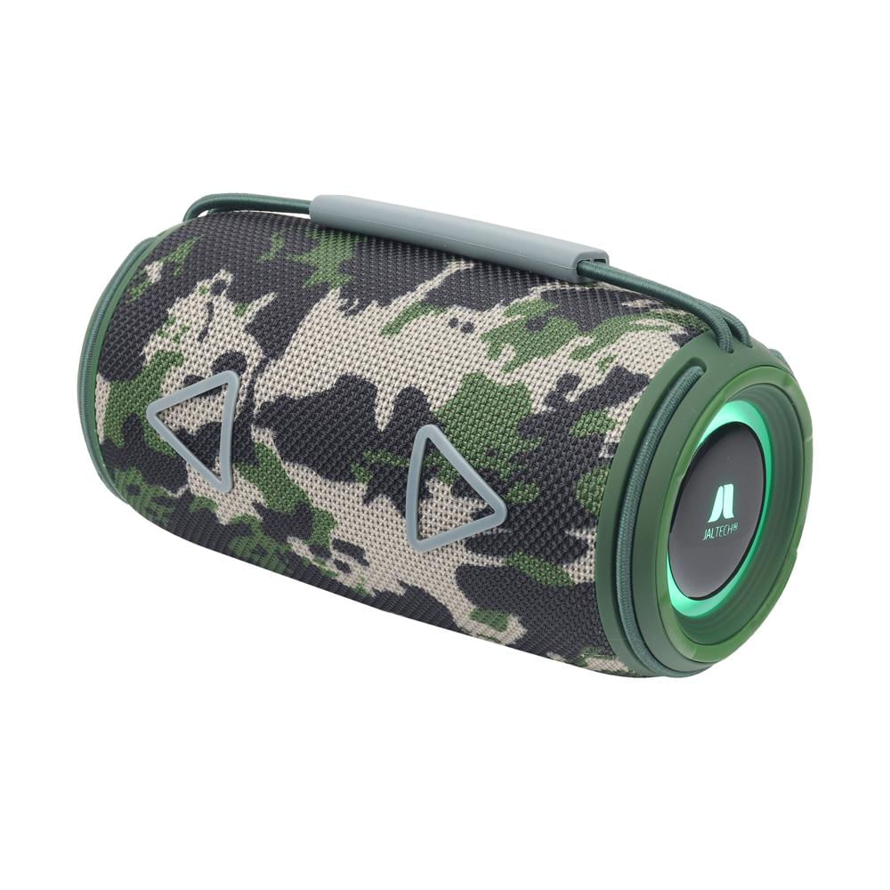 Parlante Bluetooth 16W Portátil Con Luces Led Jaltech Verde img #3