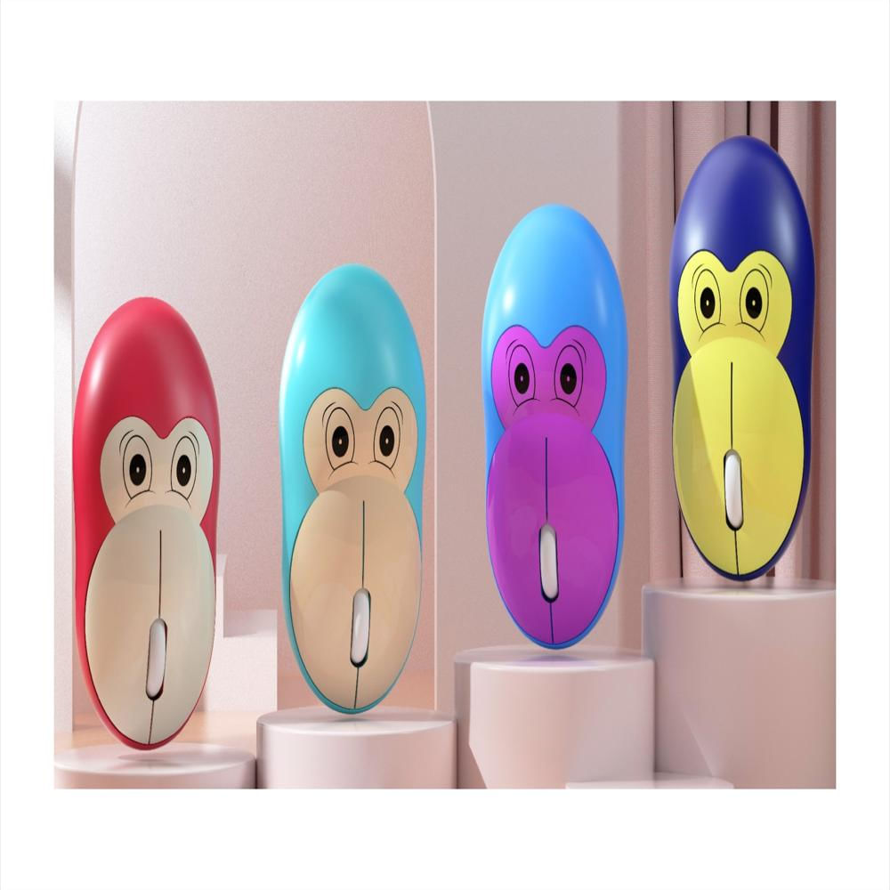 Mouse Inalámbrico Silencioso Con Diseño De Mono img #1