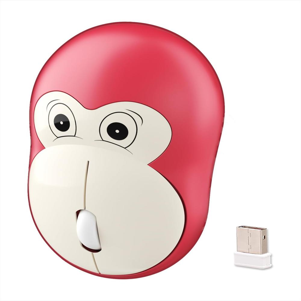 Mouse Inalámbrico Silencioso Con Diseño De Mono img #3