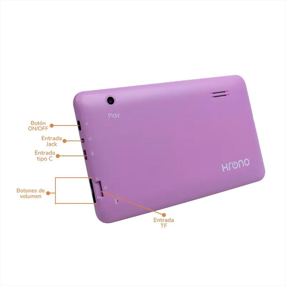 Tablet Krono Kids Play 7 pulgadas Hd Android 13 6Gb Ram 32Gb img #4
