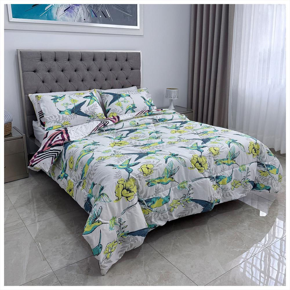 Edredón Doble Faz Pirámide Cama Doble 140X190cm img #4