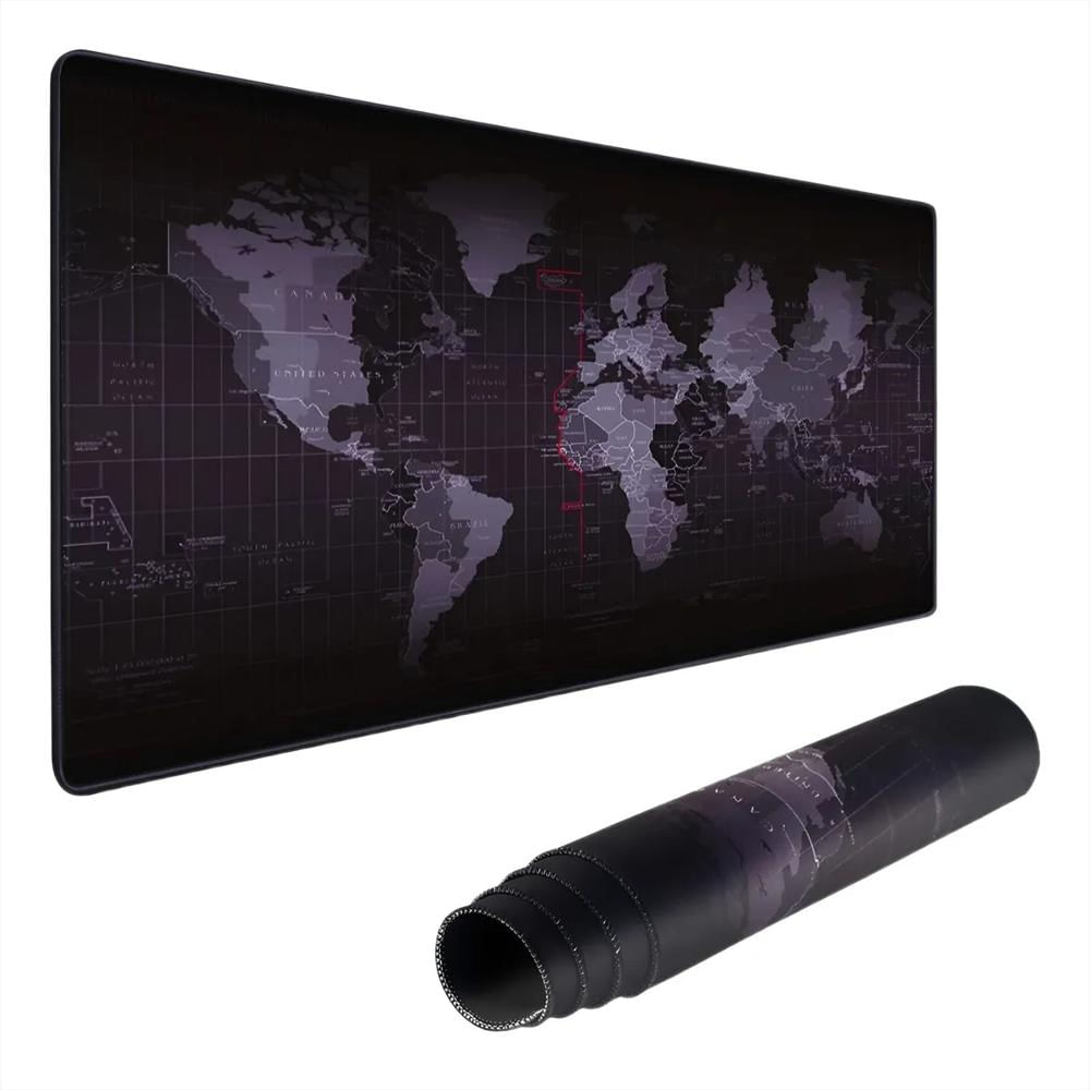 Alfombrilla Mouse Pad Escritorio Antideslizante 40X89 Cm Mapamundi img #1
