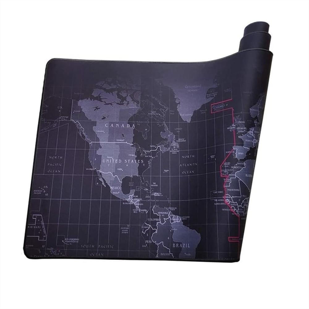 Alfombrilla Mouse Pad Escritorio Antideslizante 40X89 Cm Mapamundi img #5