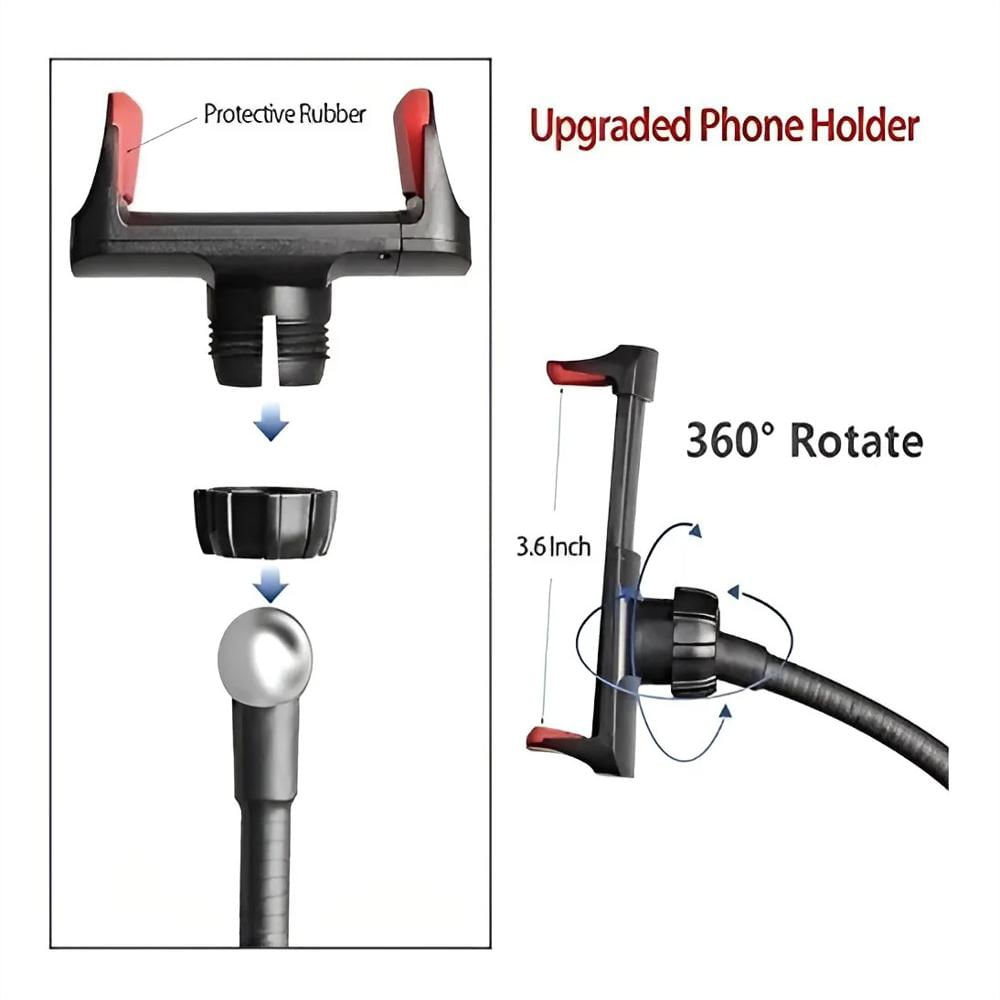 Luz Led Selfie Aro Redondo Soporte Celular Usb Control img #2