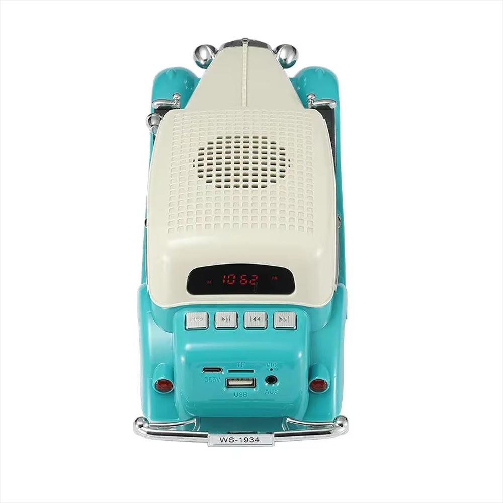 Radio Parlante Carro Ws 1934 Bluetooth Fm Usb Y Manos Libres Celeste img #4