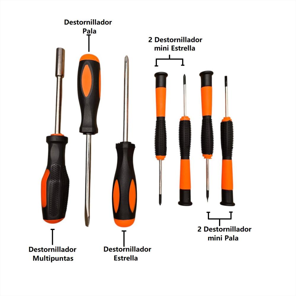 Juego De Herramientas 128 Piezas Con Estuche Multiusos img #3