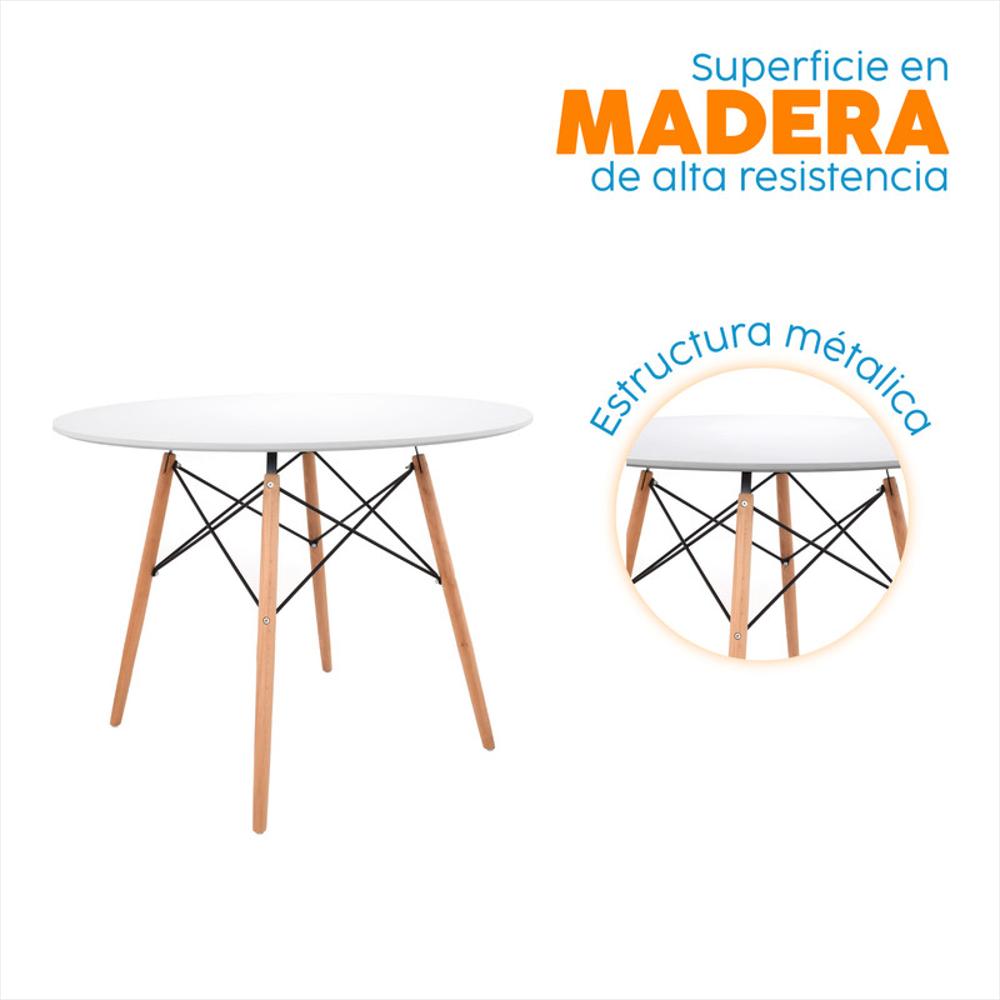 Juego De Comedor Milan Rosa 4 Puestos img #3