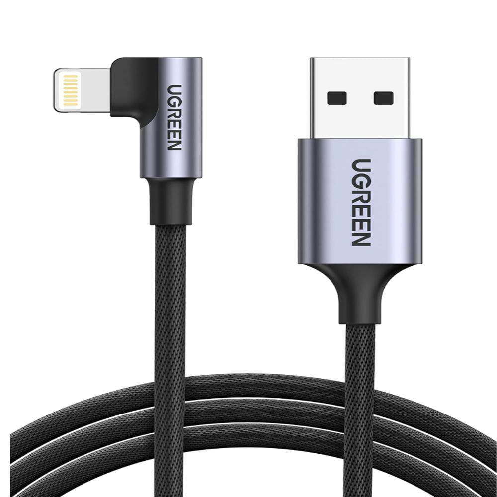 Cable Lightning A Usb 2.0 Ángulo De 90° 1Mt Ugreen 60521 img #1