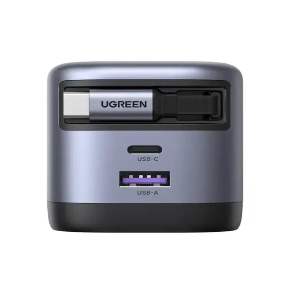 Cargador 45W Retráctil Tipo C Gris Titanio Ugreen 45865 img #3