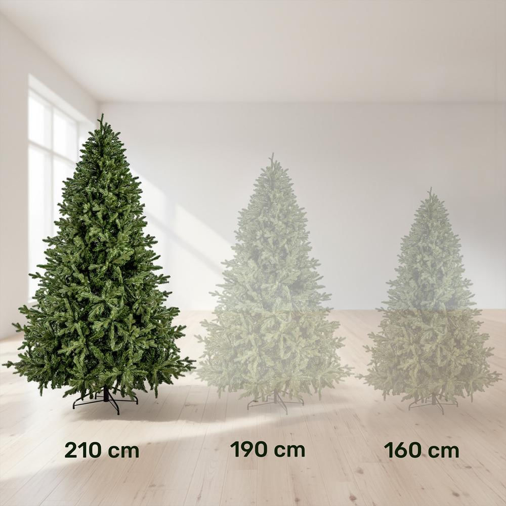 Arbol De Navidad Realista 1.90M 860 Ramas Verde Premium img #5