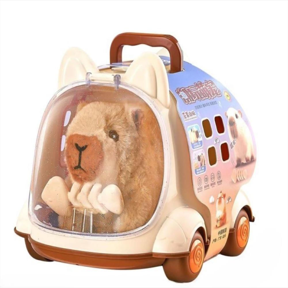 Juguete Peluche Capibara Interactivo Con Casita Y Accesorios img #1