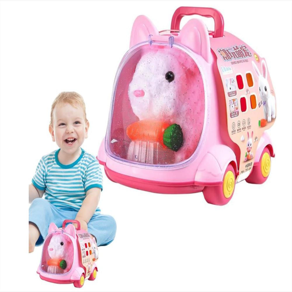 Peluche Conejo Interactivo Con Casita Y Accesorios img #2