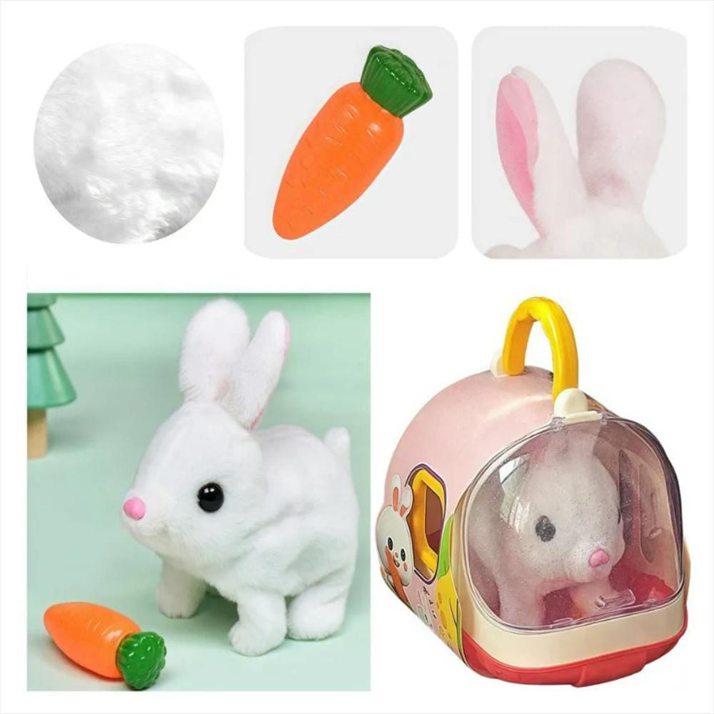 Peluche Conejo Interactivo Con Casita Y Accesorios img #3