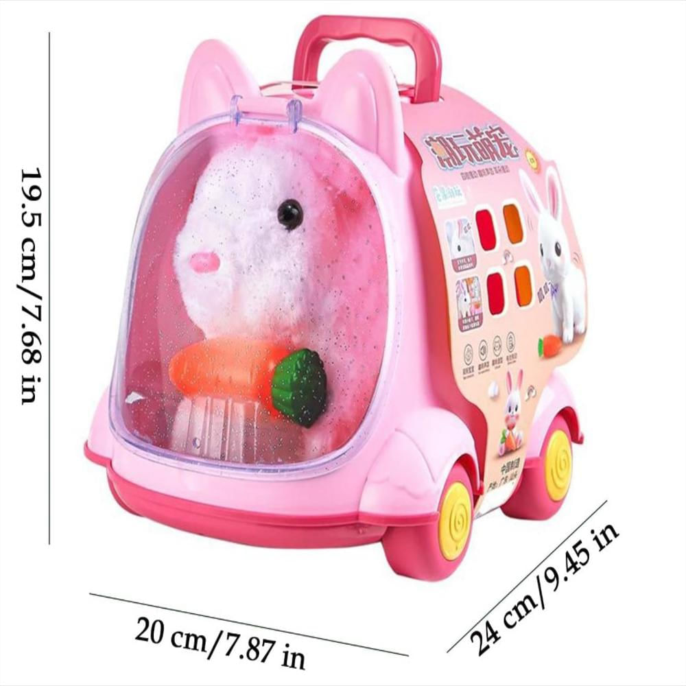 Peluche Conejo Interactivo Con Casita Y Accesorios img #4