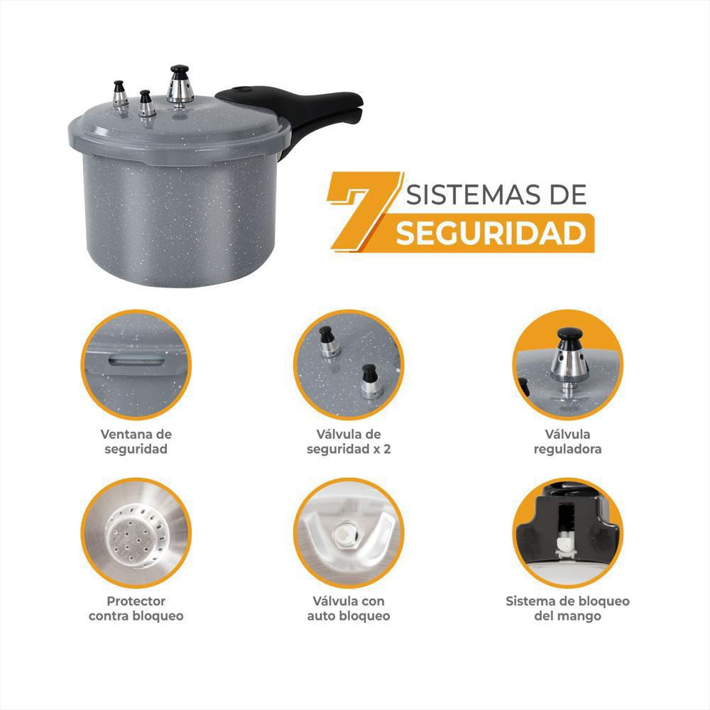 Olla A Presión Kalley 4.2 Litros Cierre Externo img #4
