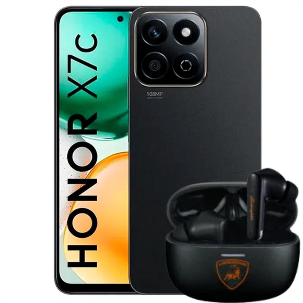 Celular Honor X7c 4G 256Gb 8Ram Negro + Aud Lamborghini Huracan 200 img #1