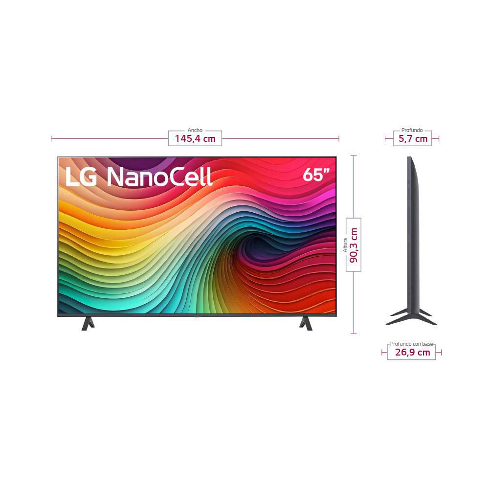 Televisor LG 65 pulgadas NanoCell Uhd4K Smart TV 65NANO80TSA img #3