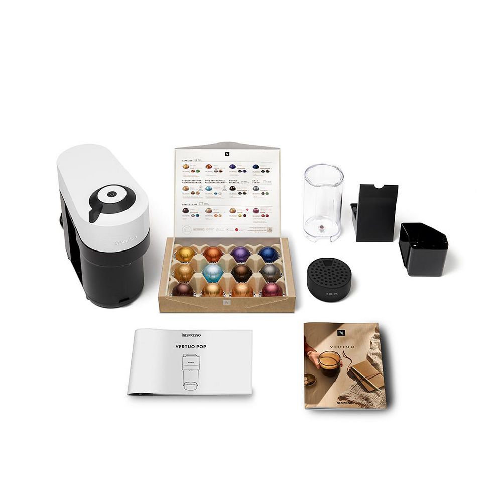 Cafetera NESPRESSO Minimalista, colorida y versátil  Blanco Vertuo POP img #3