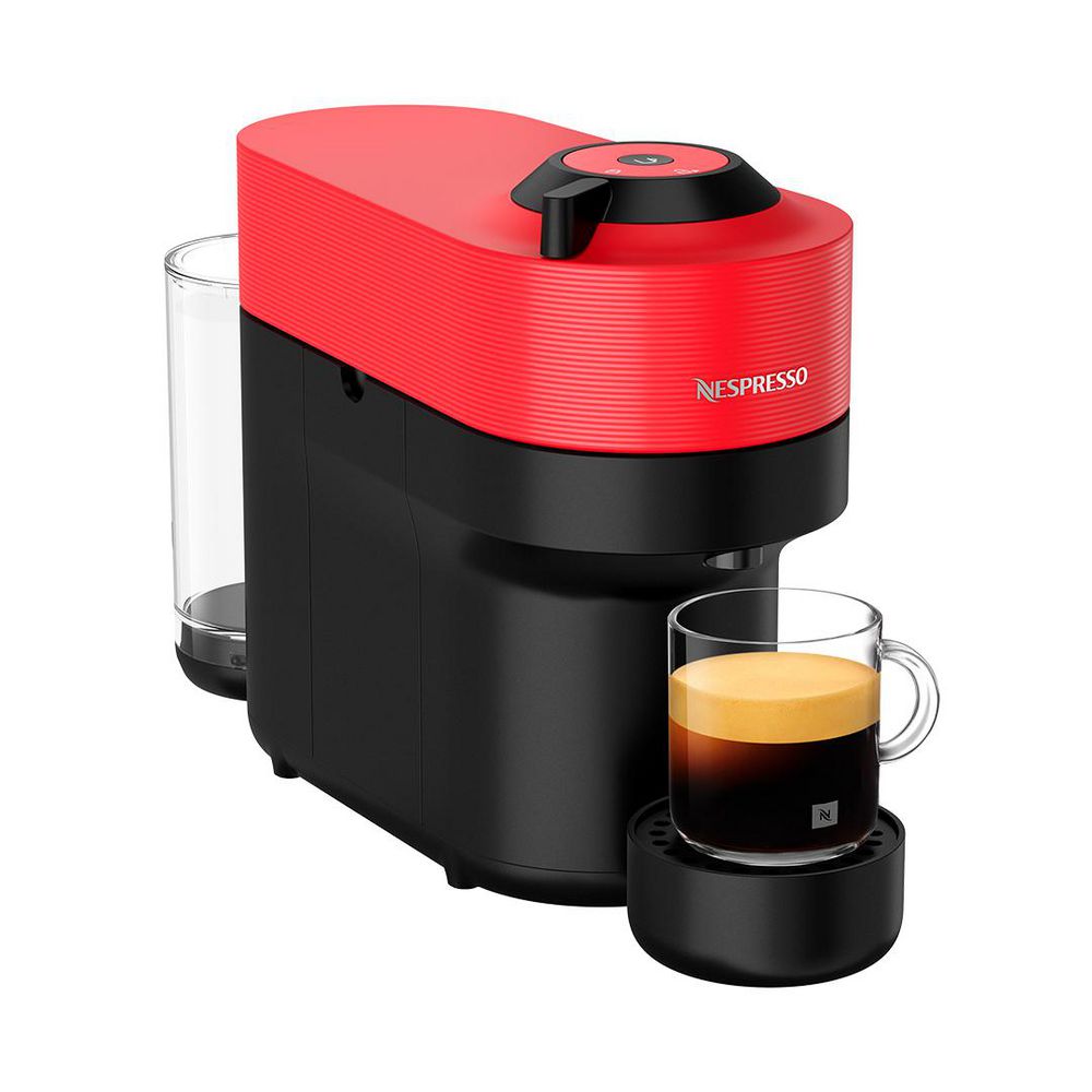 Cafetera NESPRESSO Minimalista, colorida y versátil  Rojo Vertuo POP