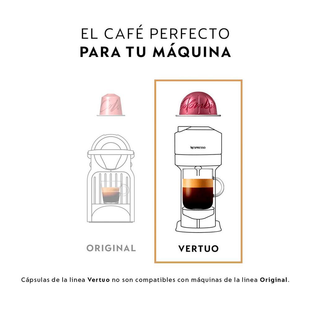 Cafetera NESPRESSO Minimalista, colorida y versátil  Rojo Vertuo POP img #8