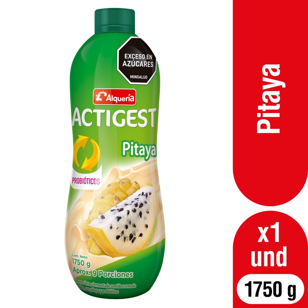 Yogurt ACTIGEST pitaya botella (1750  gr) img #1