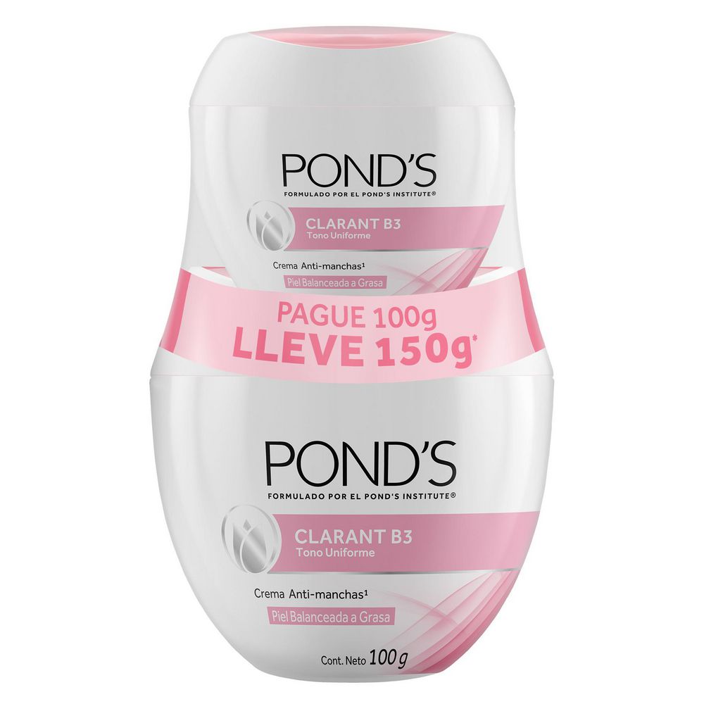Crema facial PONDS clarant B3 piel grasa (150  gr) img #2