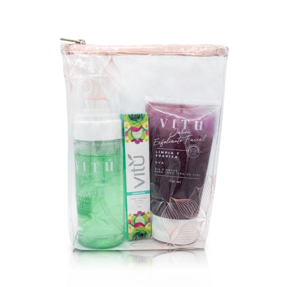Estuche VITU espuma + contorno de ojos + jabón (1  und) img #1