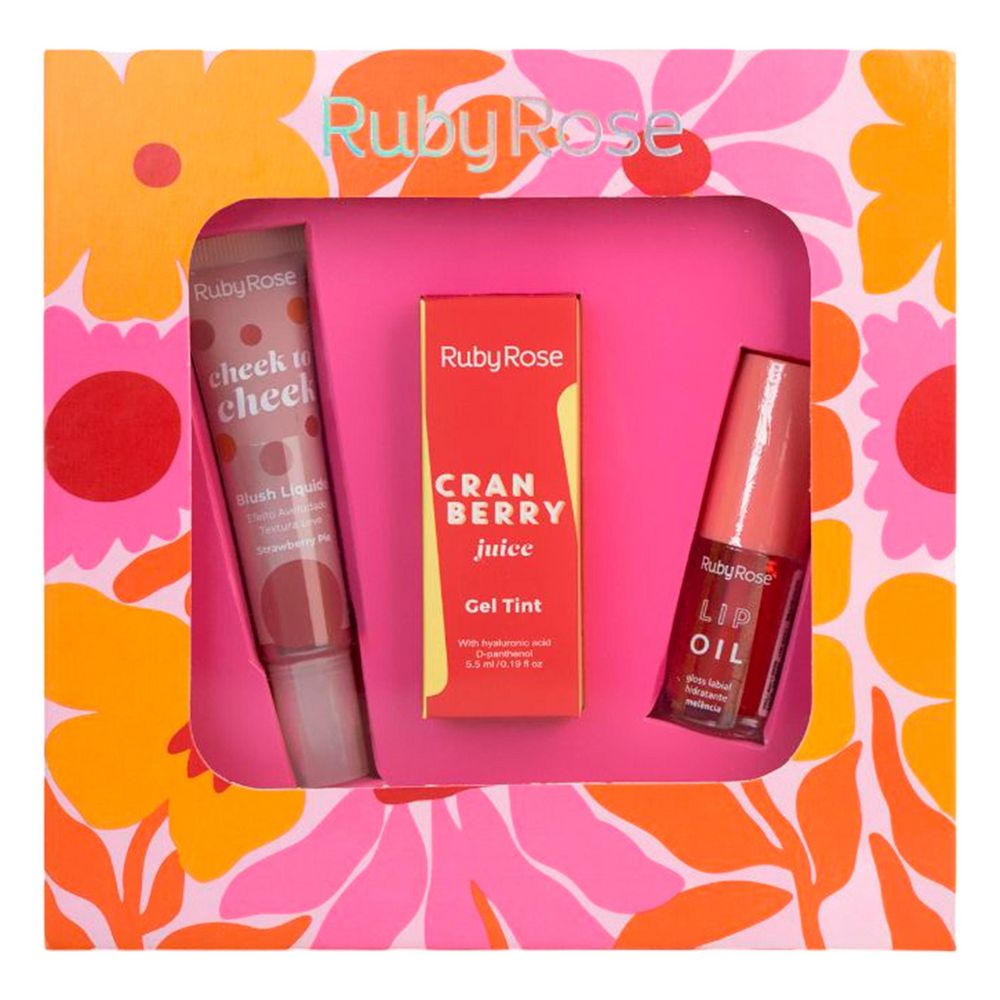 Rubor líquido tinta gel cranberry RUBY ROSE
