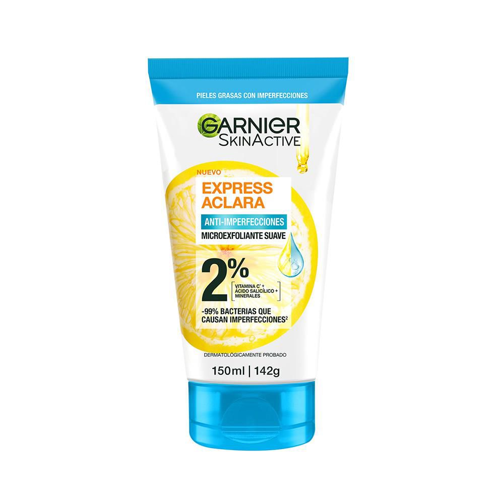 Limpiador facial GARNIER SKIN ACTIVE express aclara antiimperfecciones (150  ml) img #2